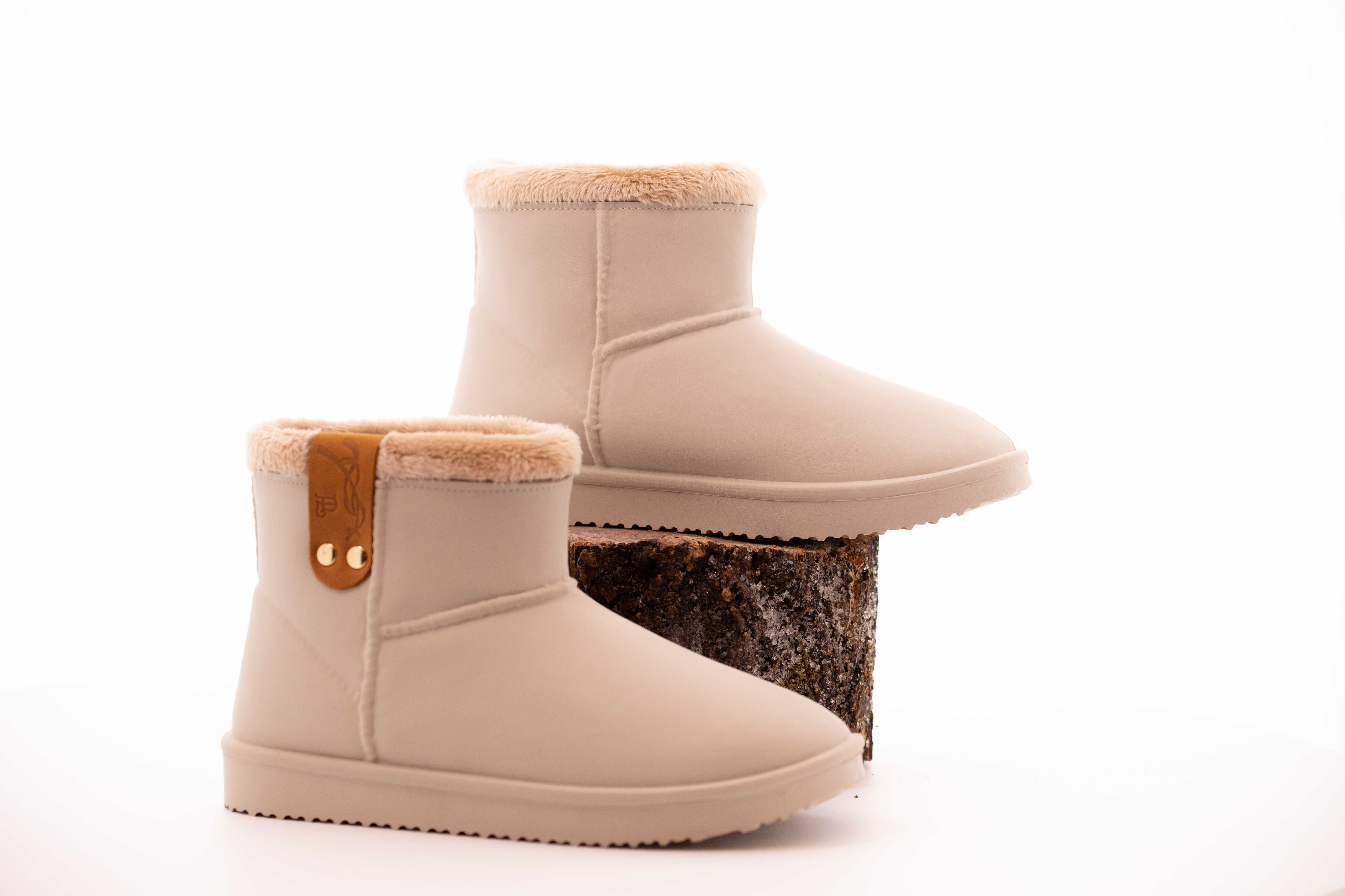 Penelope Vuorelliset Bootsit Light Grey - 8