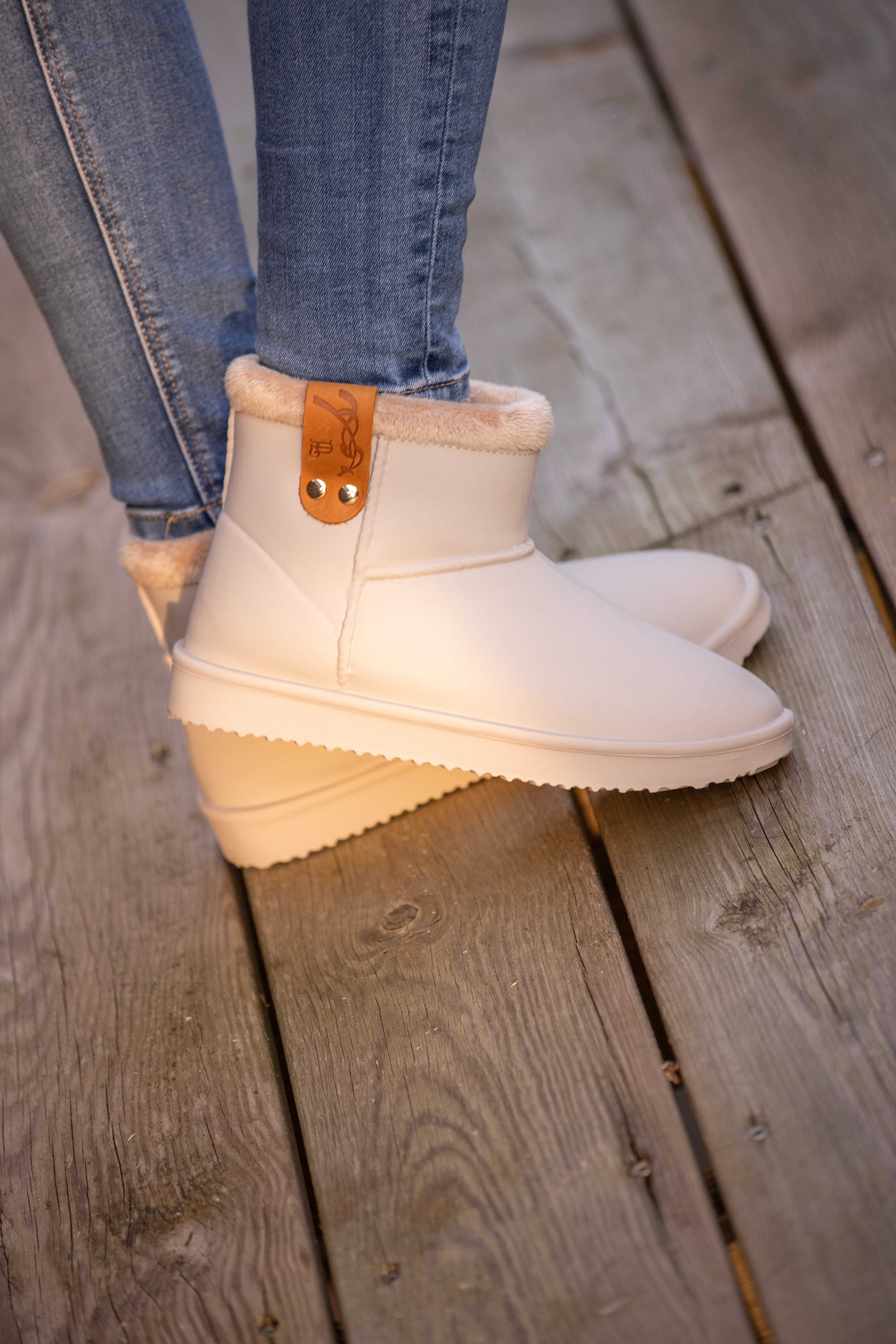 Penelope Vuorelliset Bootsit Light Grey - 4
