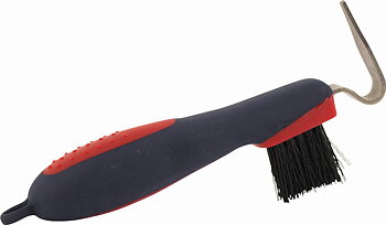HorseGuard Softtouch Hoof Pick - Red