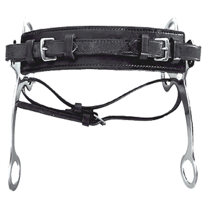 Lippo Hackamore i Läder- Svart (Full)