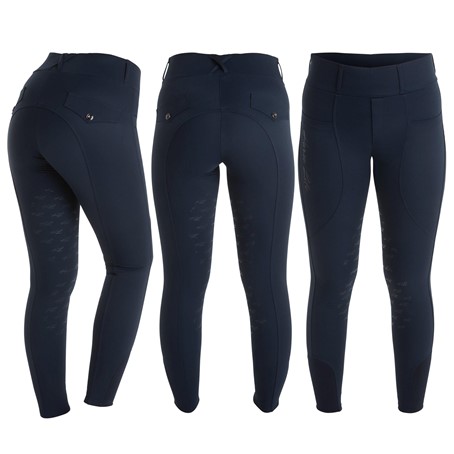 Horse Life Breggings Relove High Knee Grip - Navy, 36 - only this copy - 2
