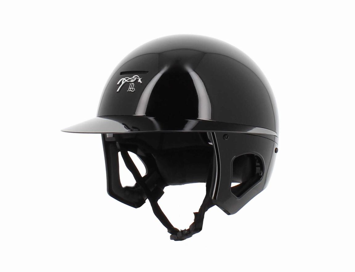 Pénélope Long Peak Helmet Black/shiny black