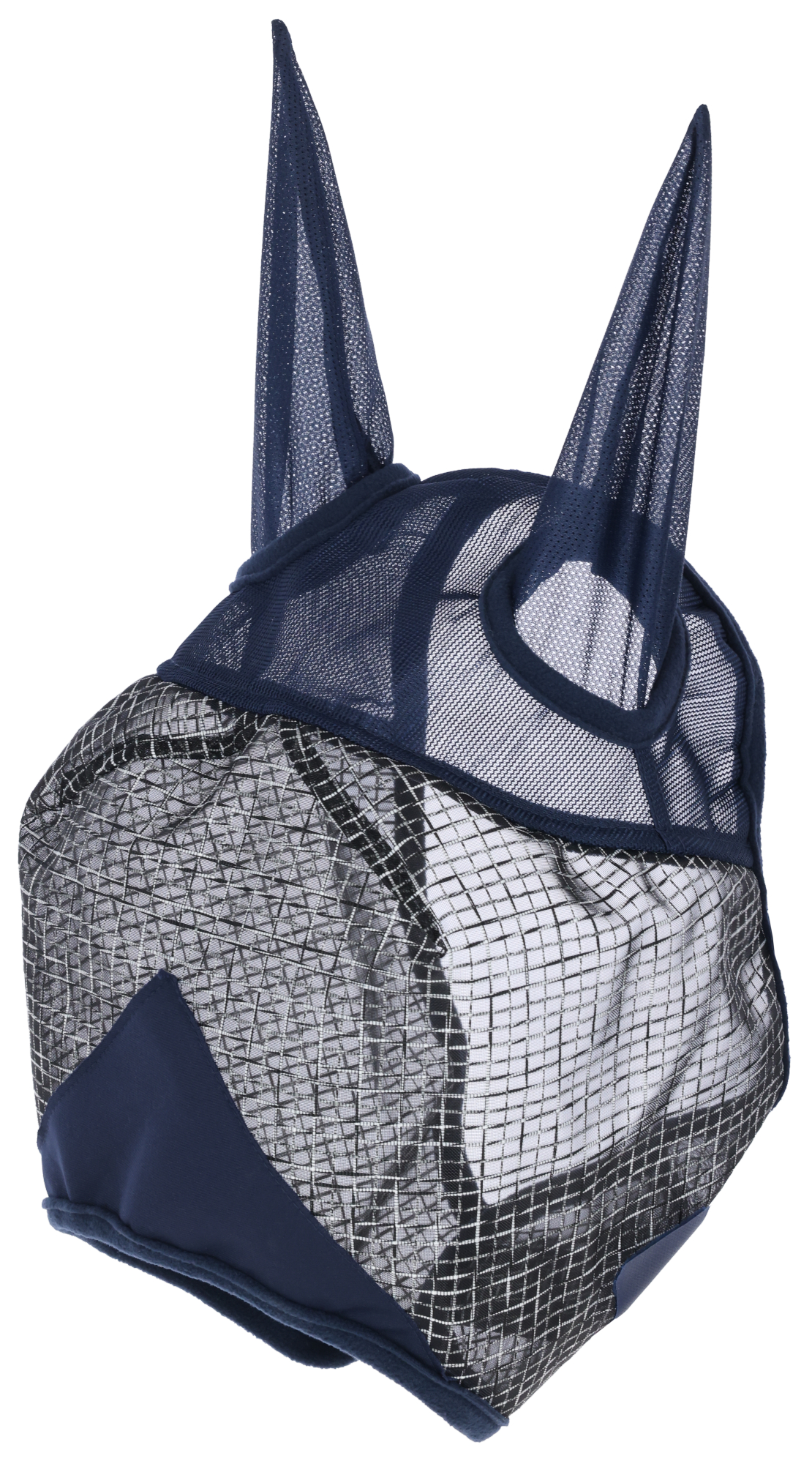 Covalliero Fly mask with ear and UV protection, navy