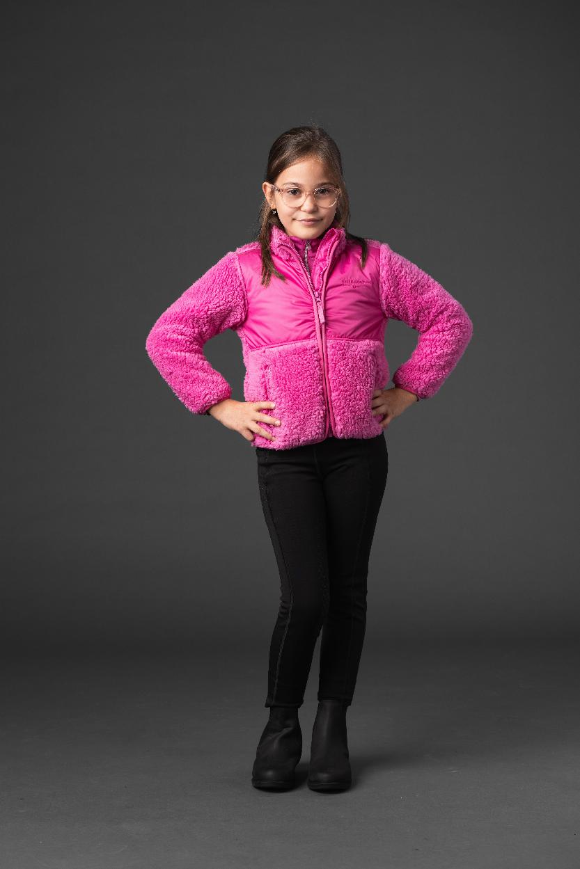Equipage Junior Sophia Talviratsastushousut Fullgrip - Musta, 164