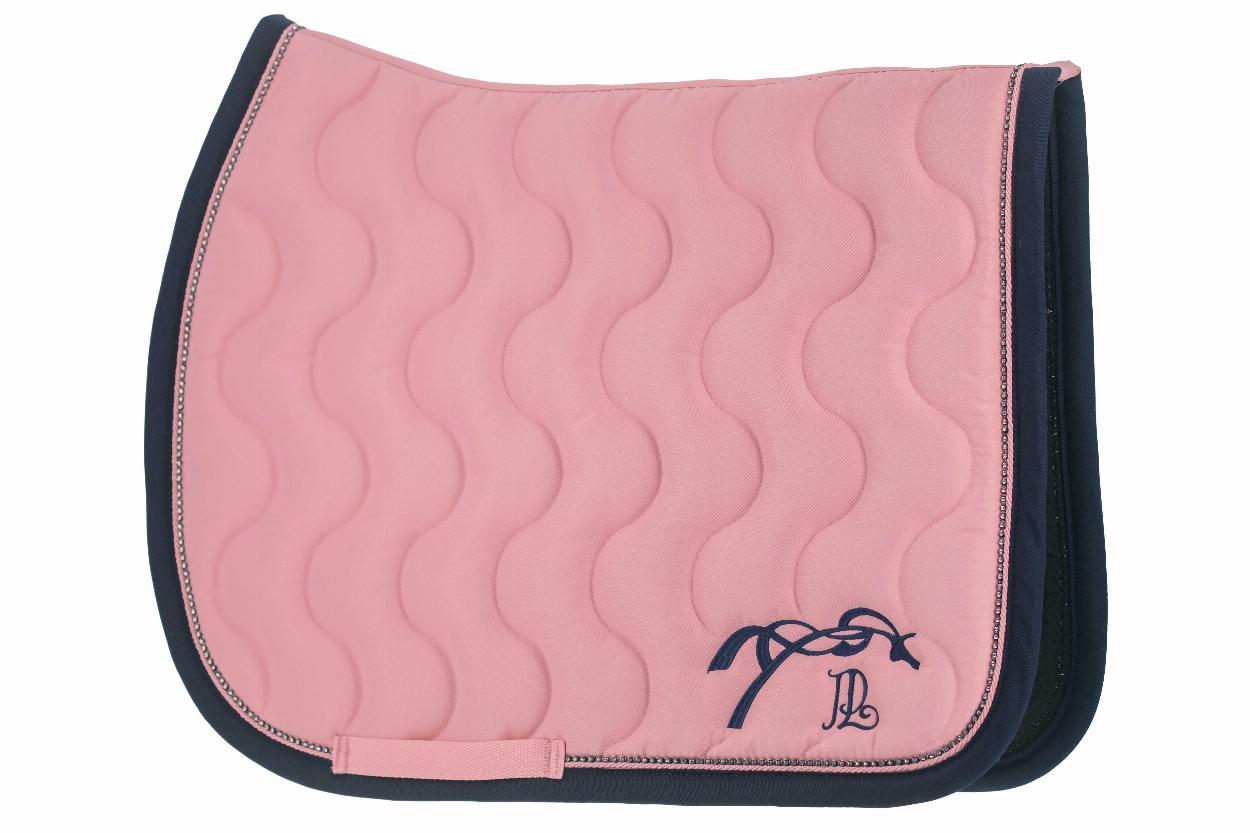Pénélope Diamant Saddle Pad Navy blue/pink