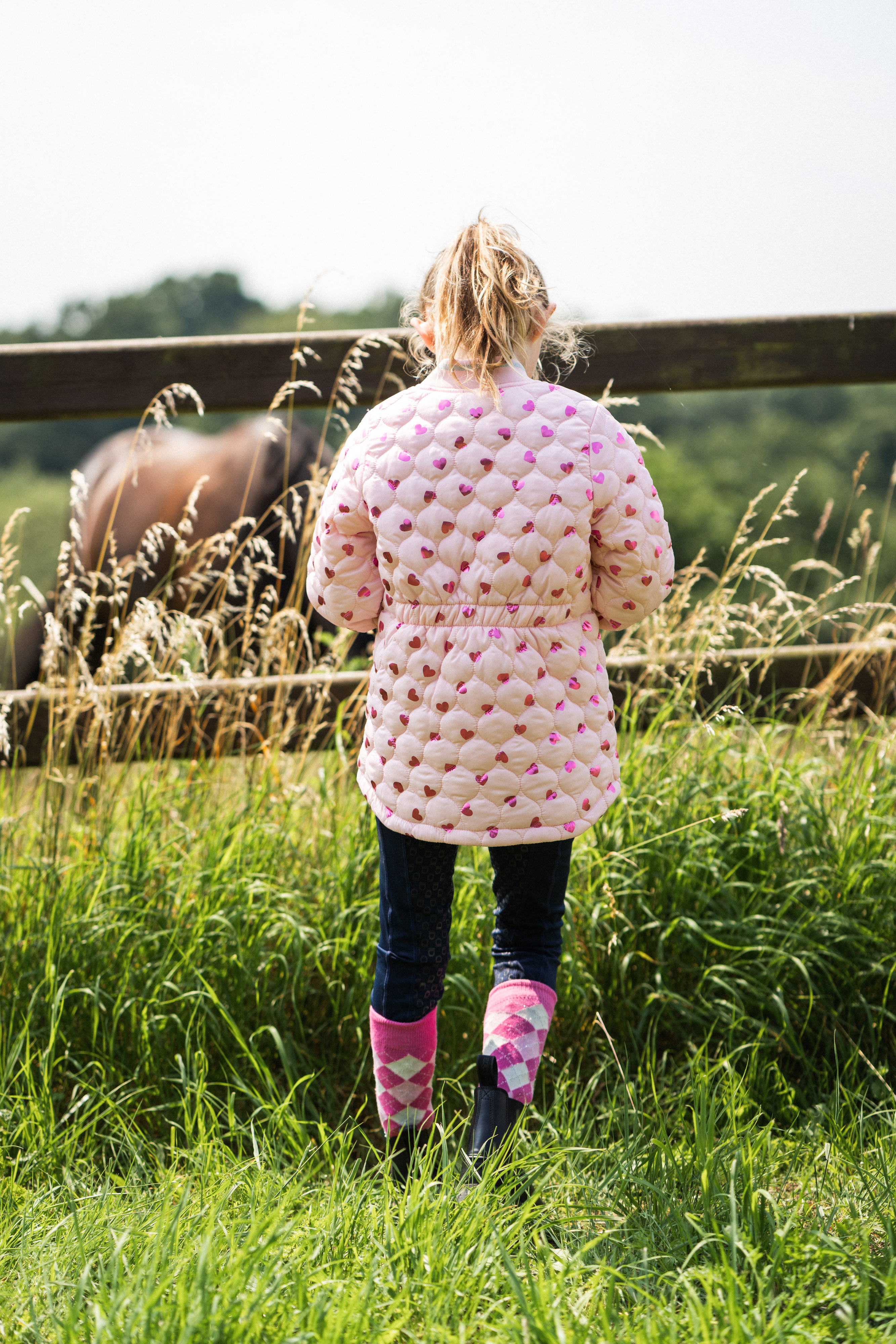 Equipage Tracey Ratsastustakki Lapsille - Pink Mist, 104