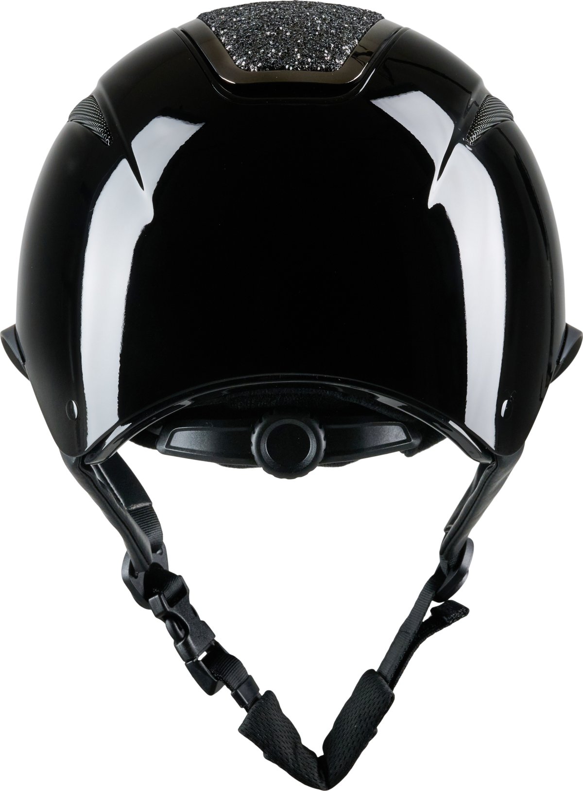 Equipage Mips Guardian Glossy ratsastuskypärä, Heavy Glitter top - Black Shiny, M - 3