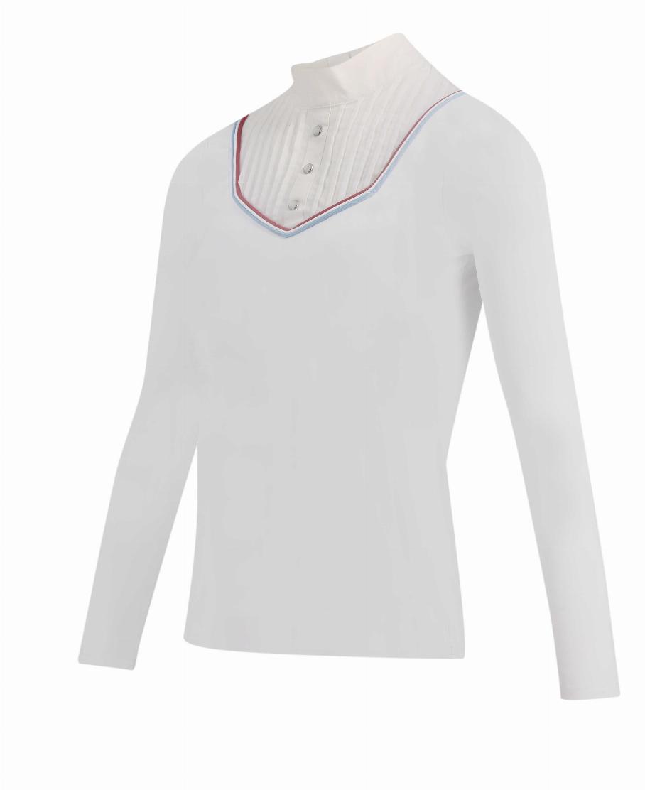 Equitheme Cabourg Polo Competition Shirt White