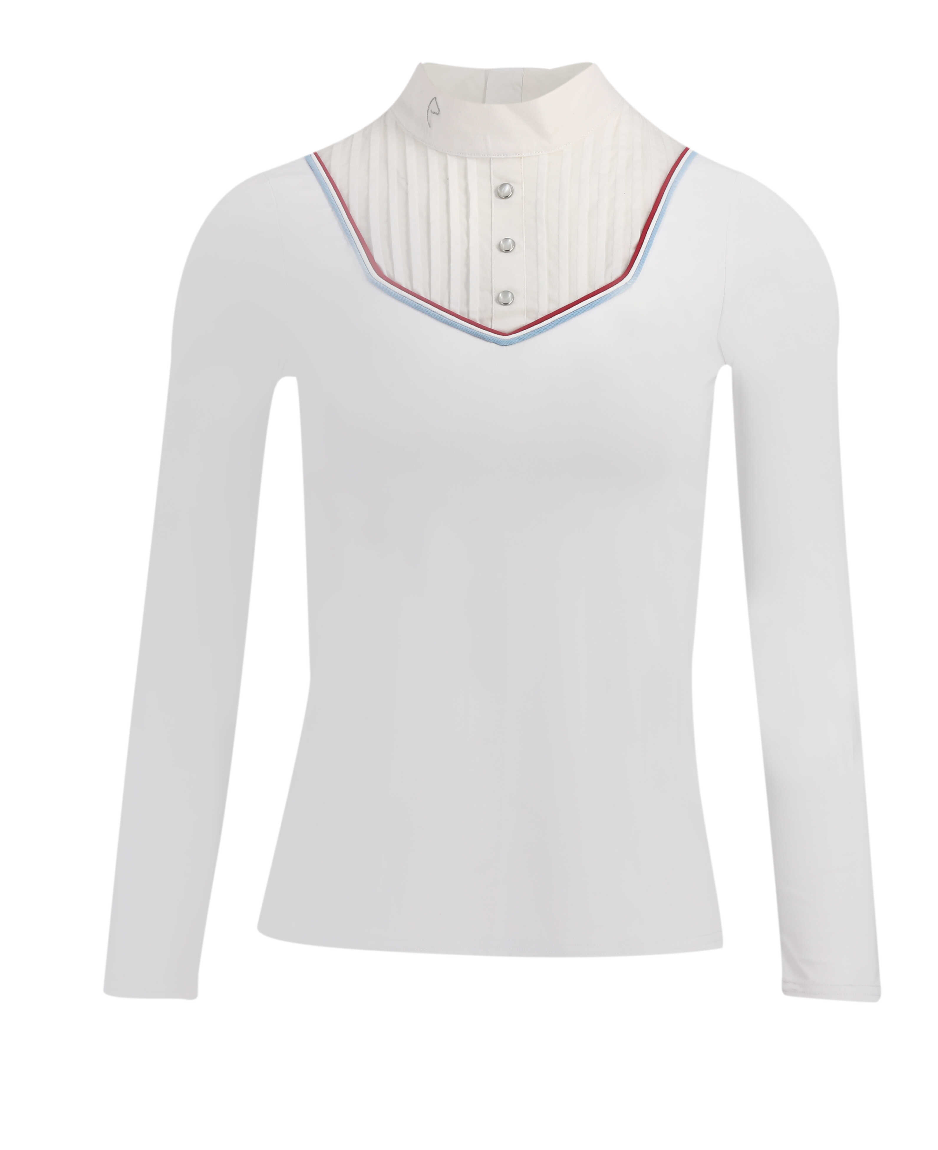 Equitheme Cabourg Polo Competition Shirt White - 3