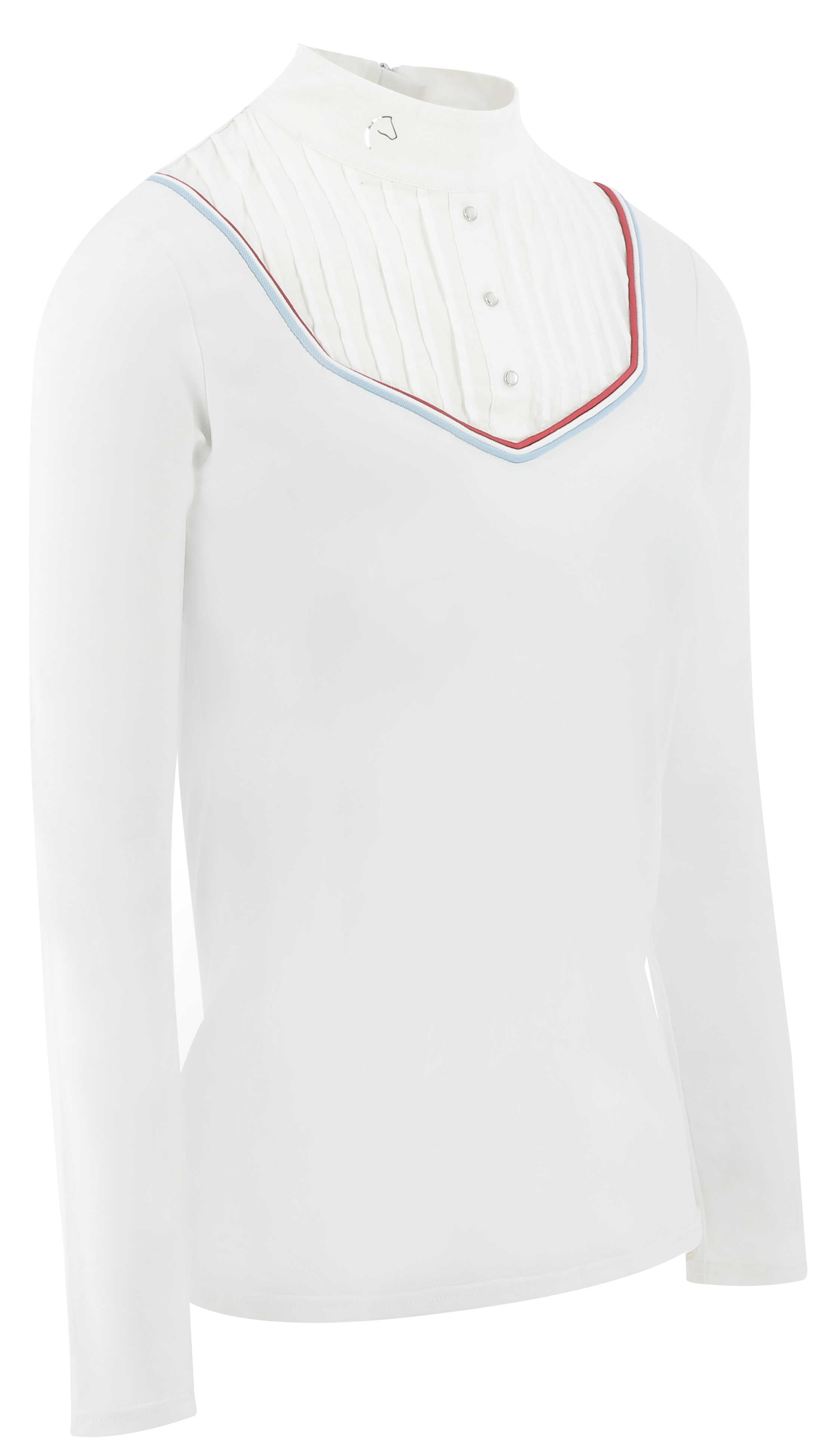 Equitheme Cabourg Polo Competition Shirt White - 5