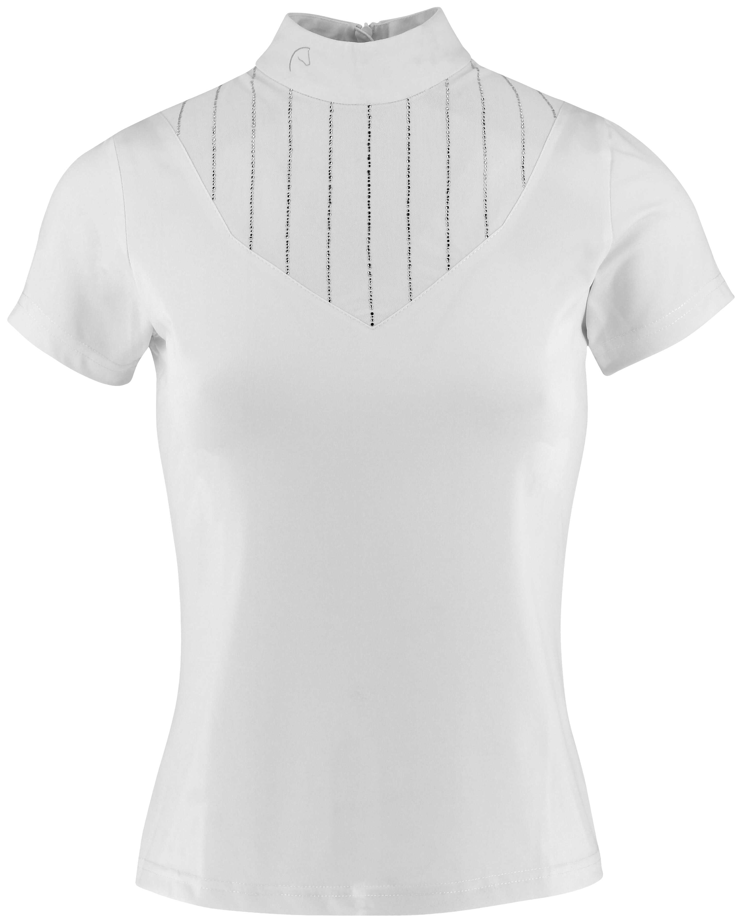 Equitheme Funza Polo Competition Top White - 3