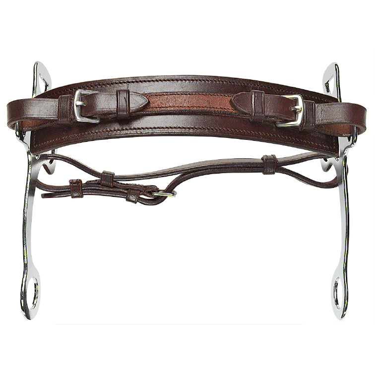 Lippo Hackamore i Läder- Brun (Ponny)