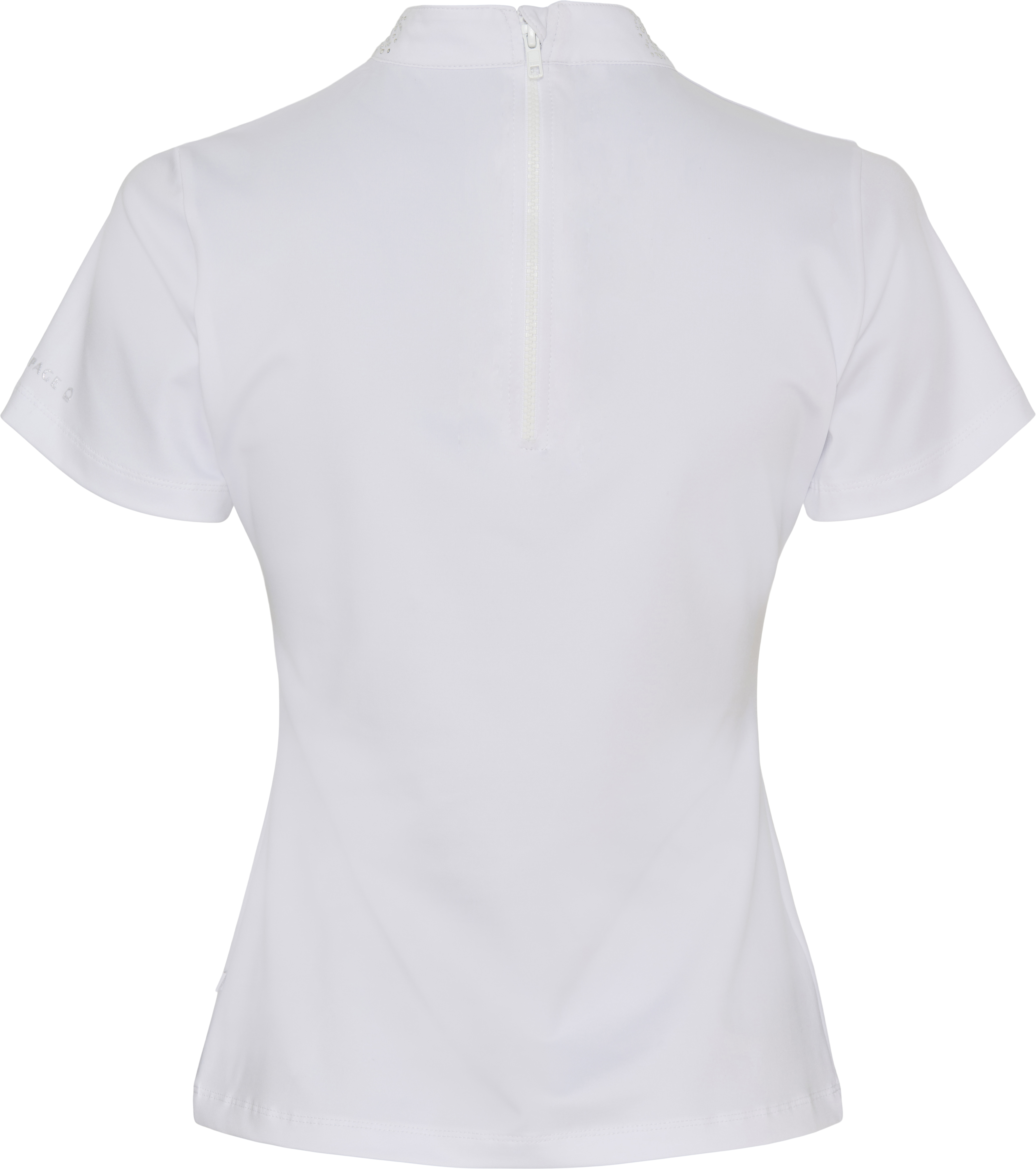 Equipage Tessa Short Sleeve Showshirt - White, 2XS - 6