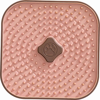 Companion TPR Licking Mat - Light Pink 18x18x1 cm