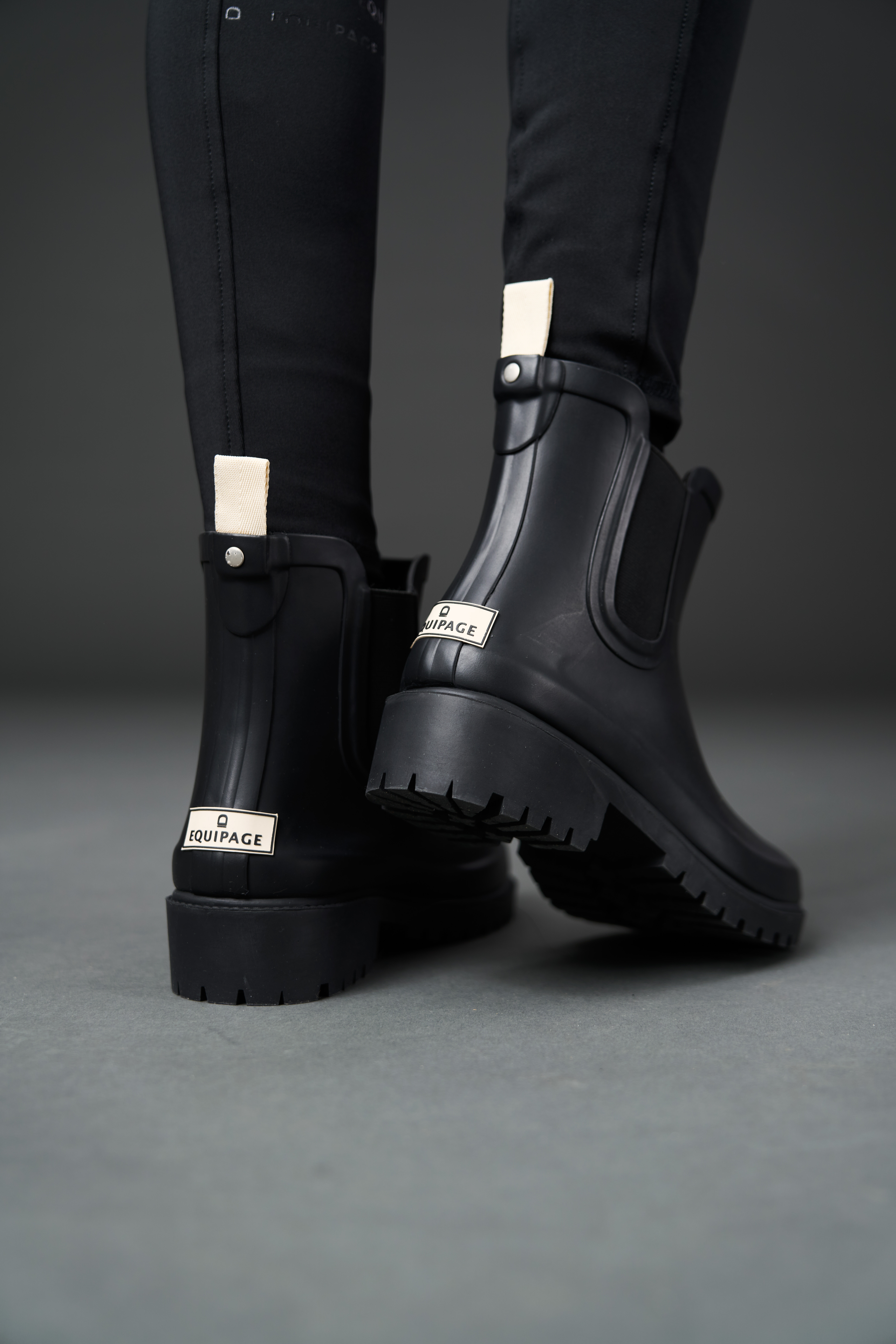 Equipage Tony Short Rubber Boots  - Black, 37 - 7