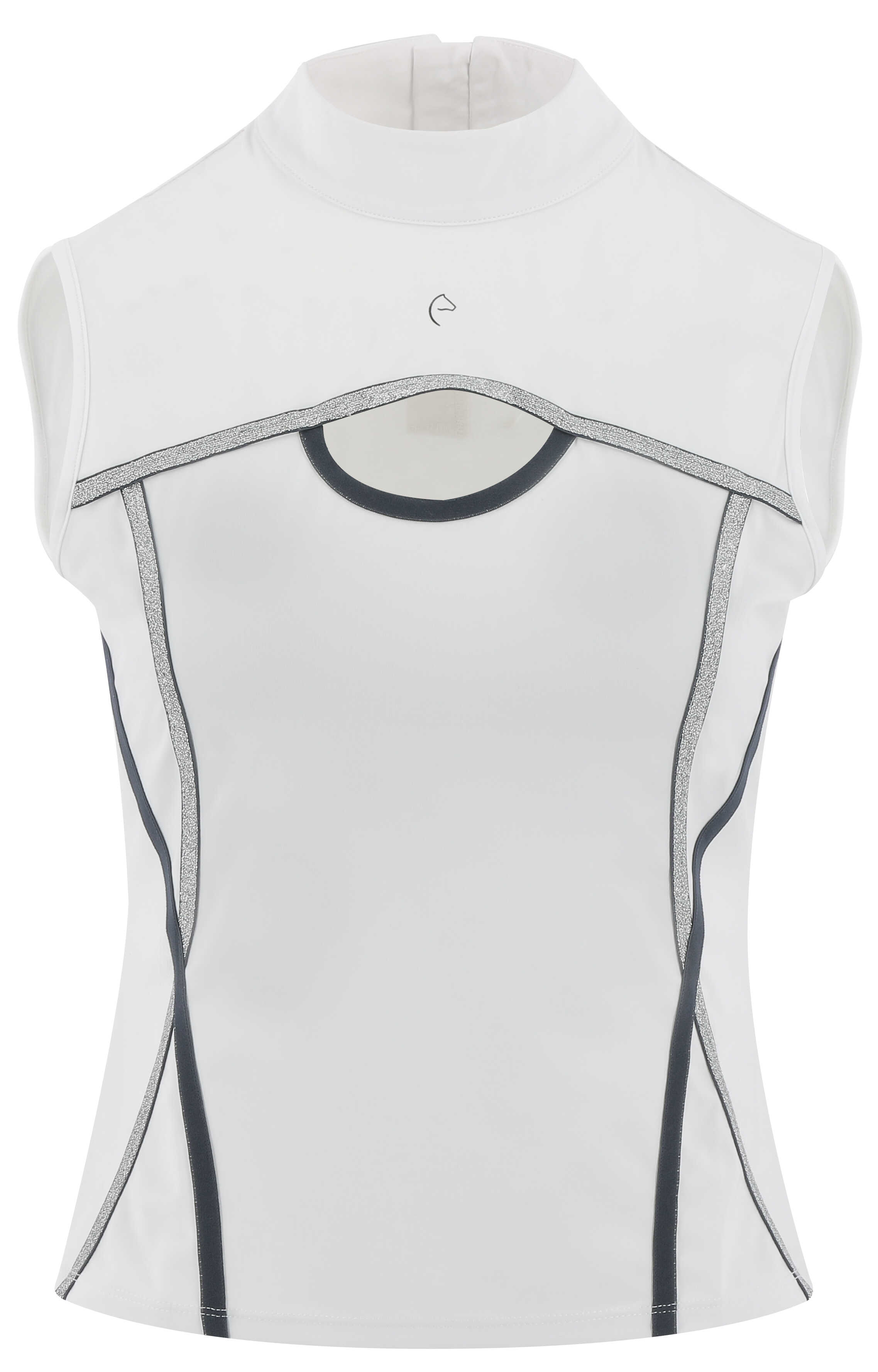 Equitheme Puebla Polo Competition Top White/grey - 3