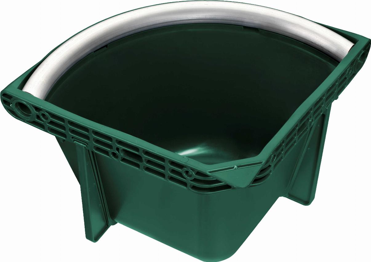 HIPPOTONIC Polypropylene Corner Manger Burgundy