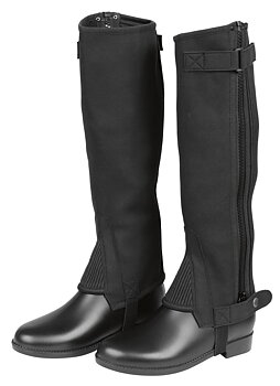 Covalliero Mini chaps ClassicStretch, svart, for voksne