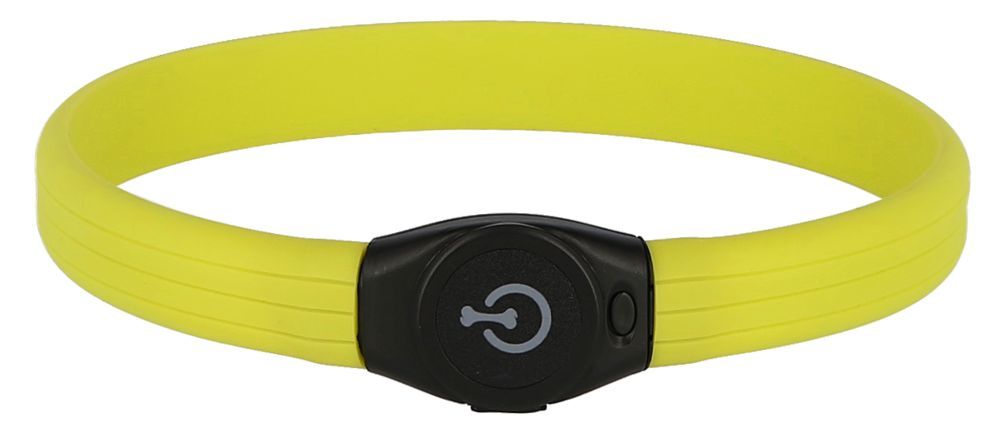 Kerbl Maxi Safe LED Collar for Long-Haired Dogs - Green