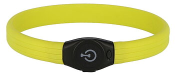 Kerbl Maxi Safe LED Collar for Long-Haired Dogs - Green