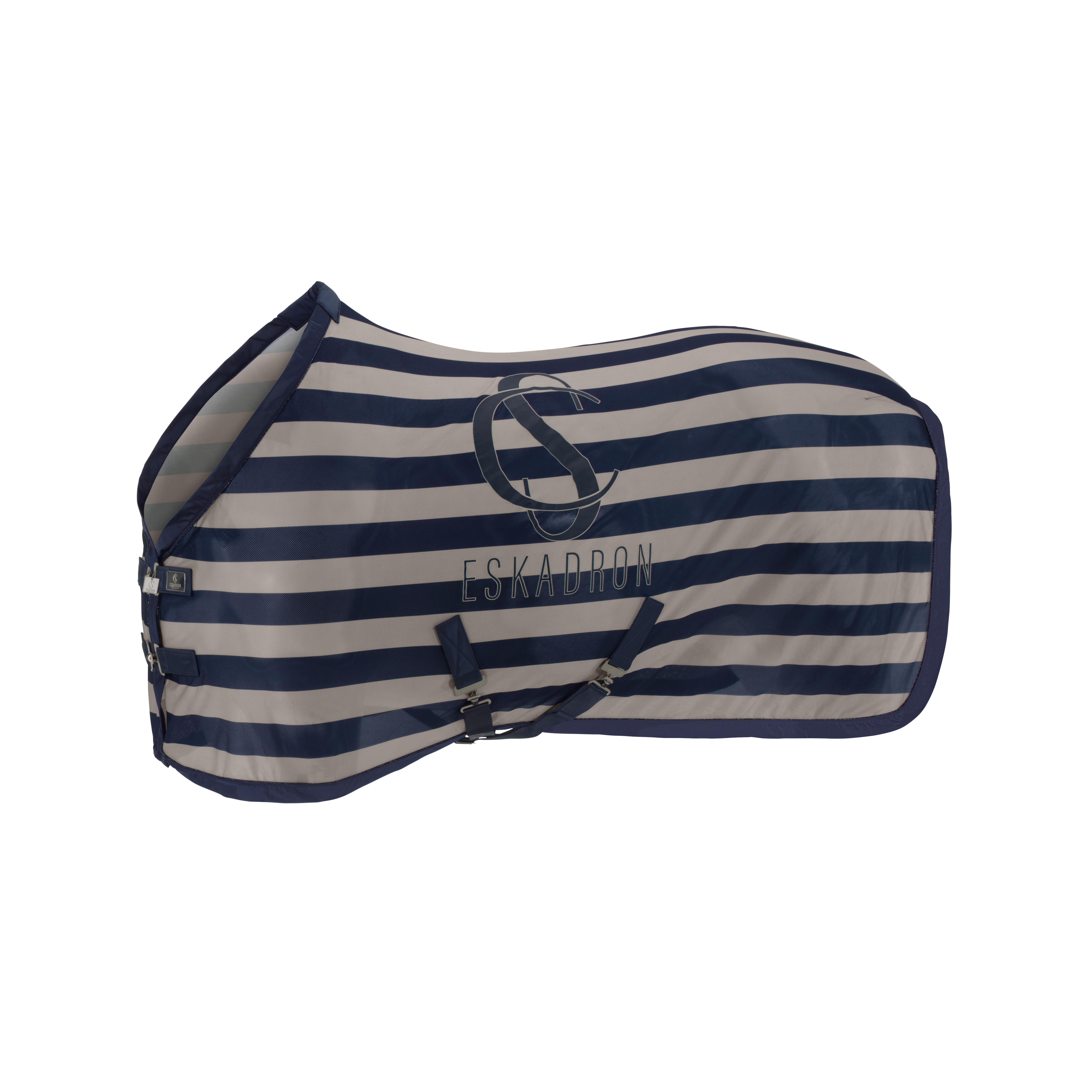Eskadron Classic Sports 24 S/S Cooler Fly Svett- Och Flugtäcke - Navy/Velvet Taupe , XL - endast detta ex