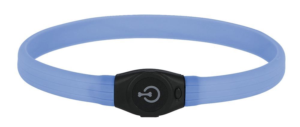 Kerbl Maxi Safe LED-Halsband till Långhåriga Hundar - Blå