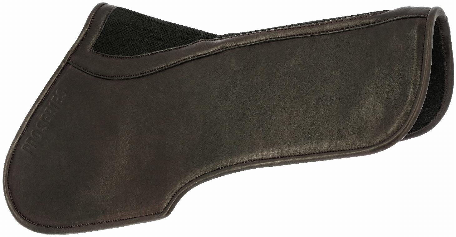 Pro Series Half Pad Sadelunderlägg – Tunn Filt/Läder Chestnut