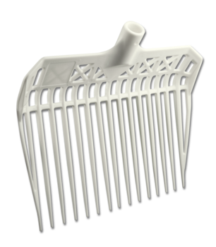 Waldhausen Plastic Mucking Fork Head - White
