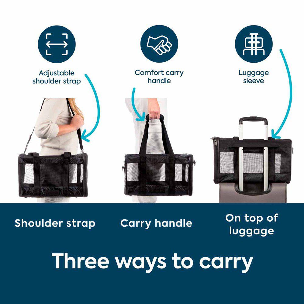 Sherpa Deluxe Carrier Bag - Black - 7