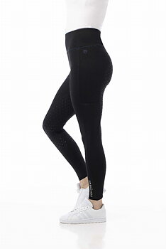 Equitheme Lyly Pull-on Silicone Riding Tights Black
