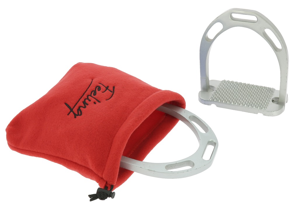 FEELING Stigbygelöverdrag i Fleece Röd