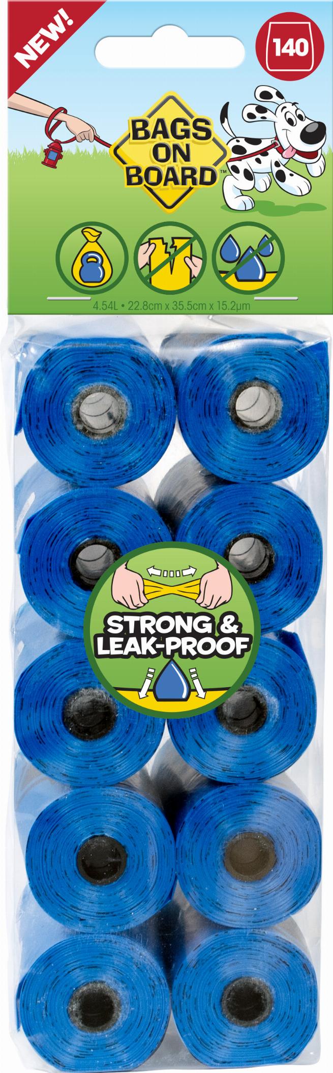 Bags on Board Hundbajspåsar - Blå
