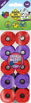 Bags on Board Waste Bags - Triple Berry (Scent)