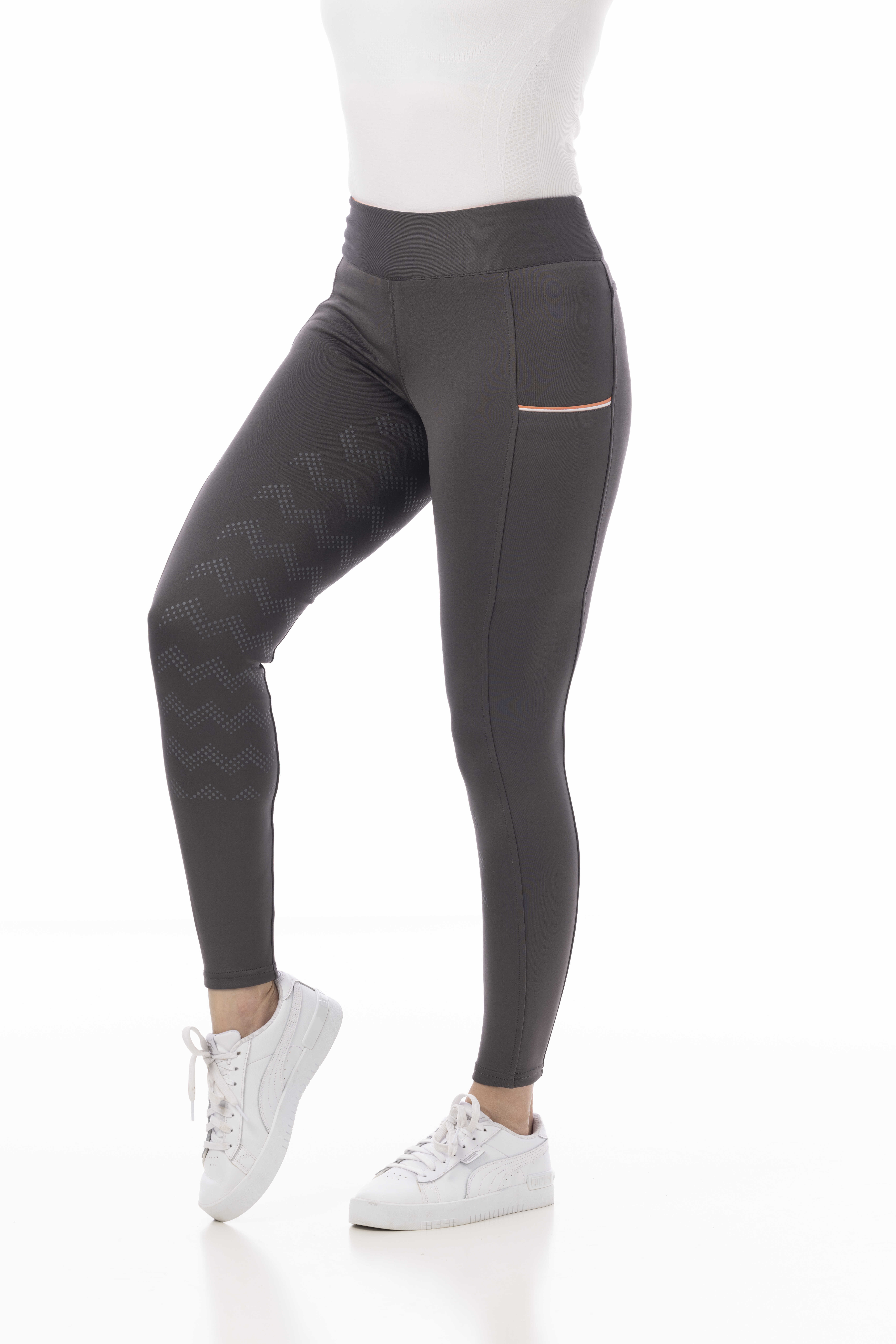 Riding World Kids Agadir Breeches Grey - 2