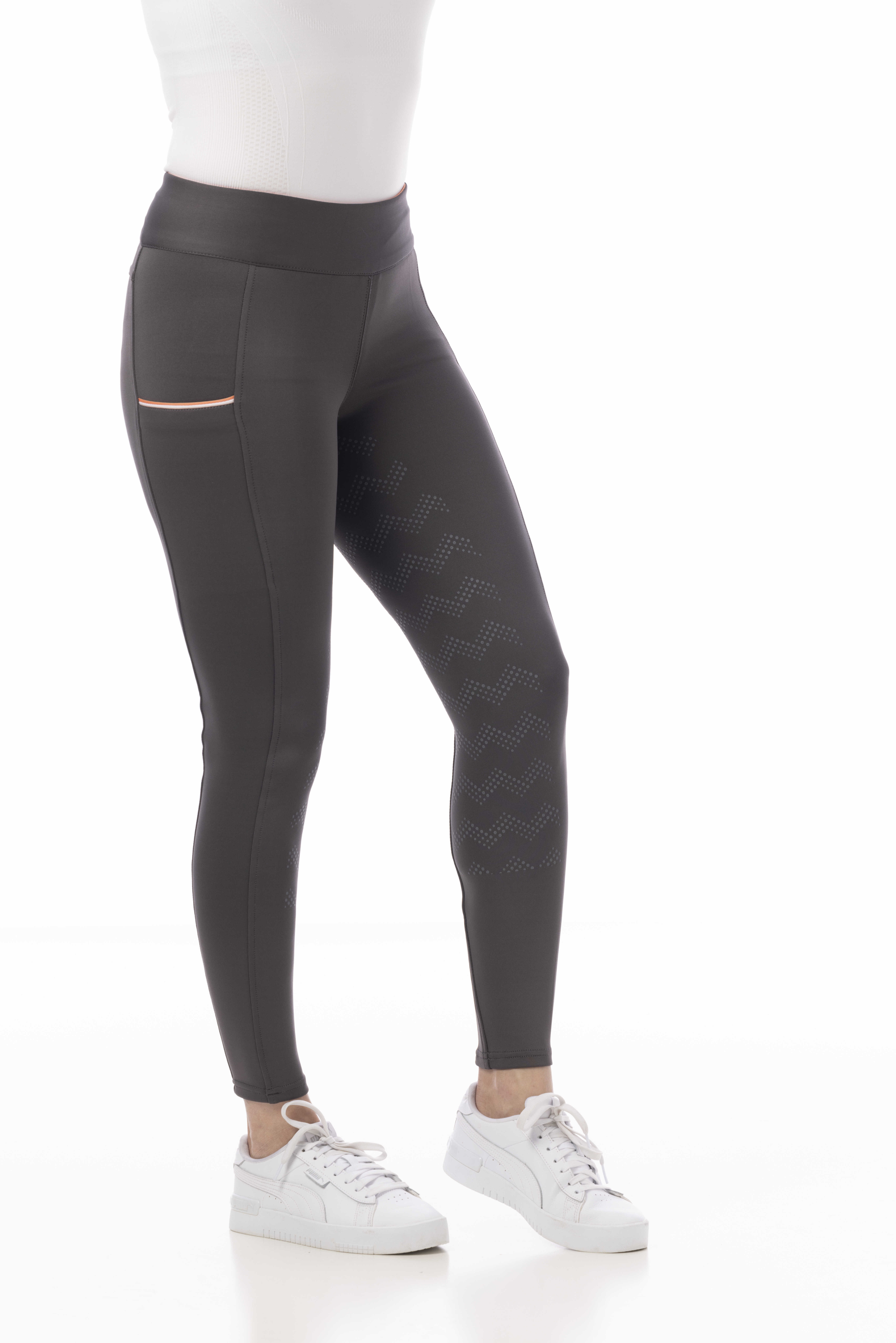 Riding World Kids Agadir Breeches Grey - 3