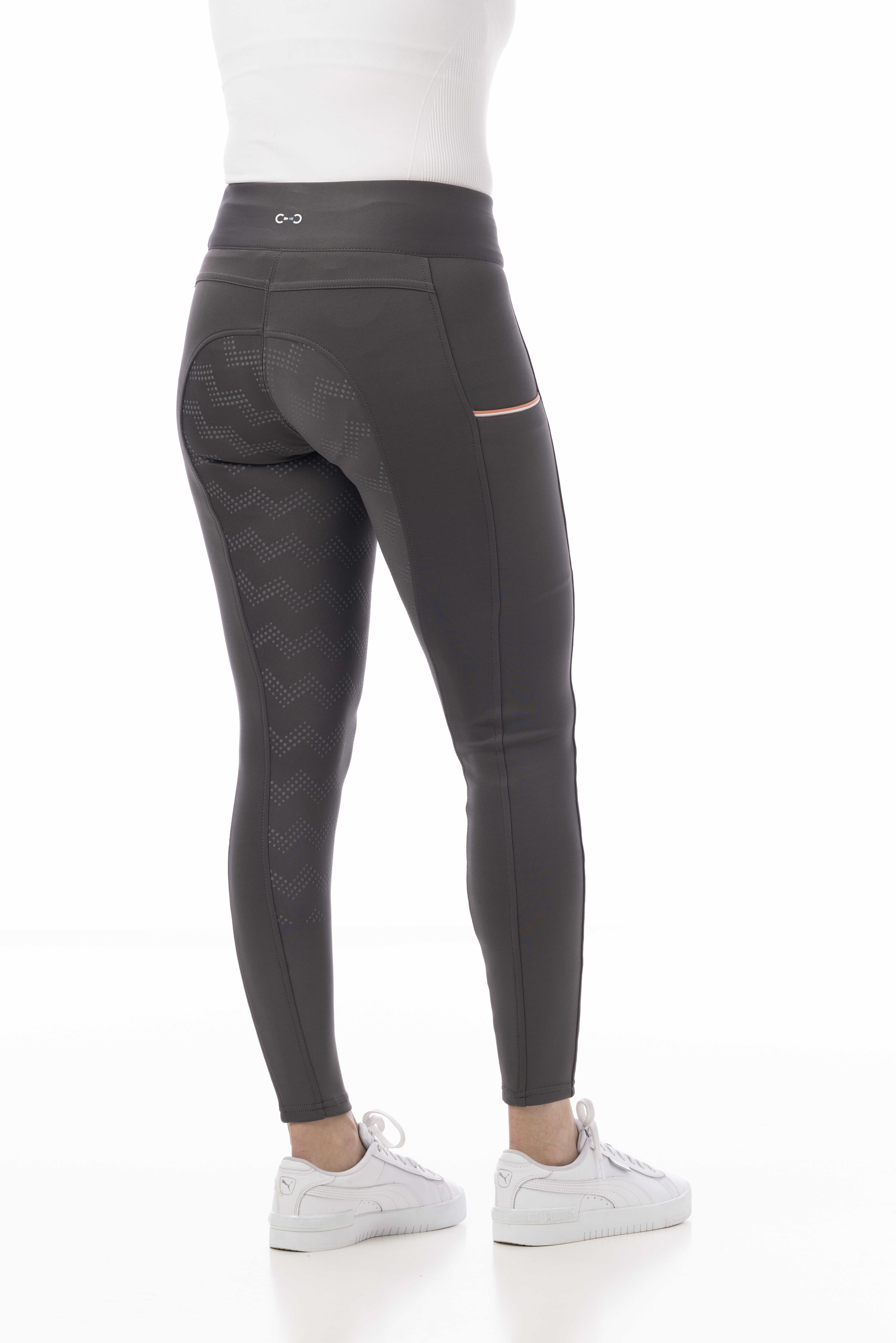 Riding World Kids Agadir Breeches Grey - 4
