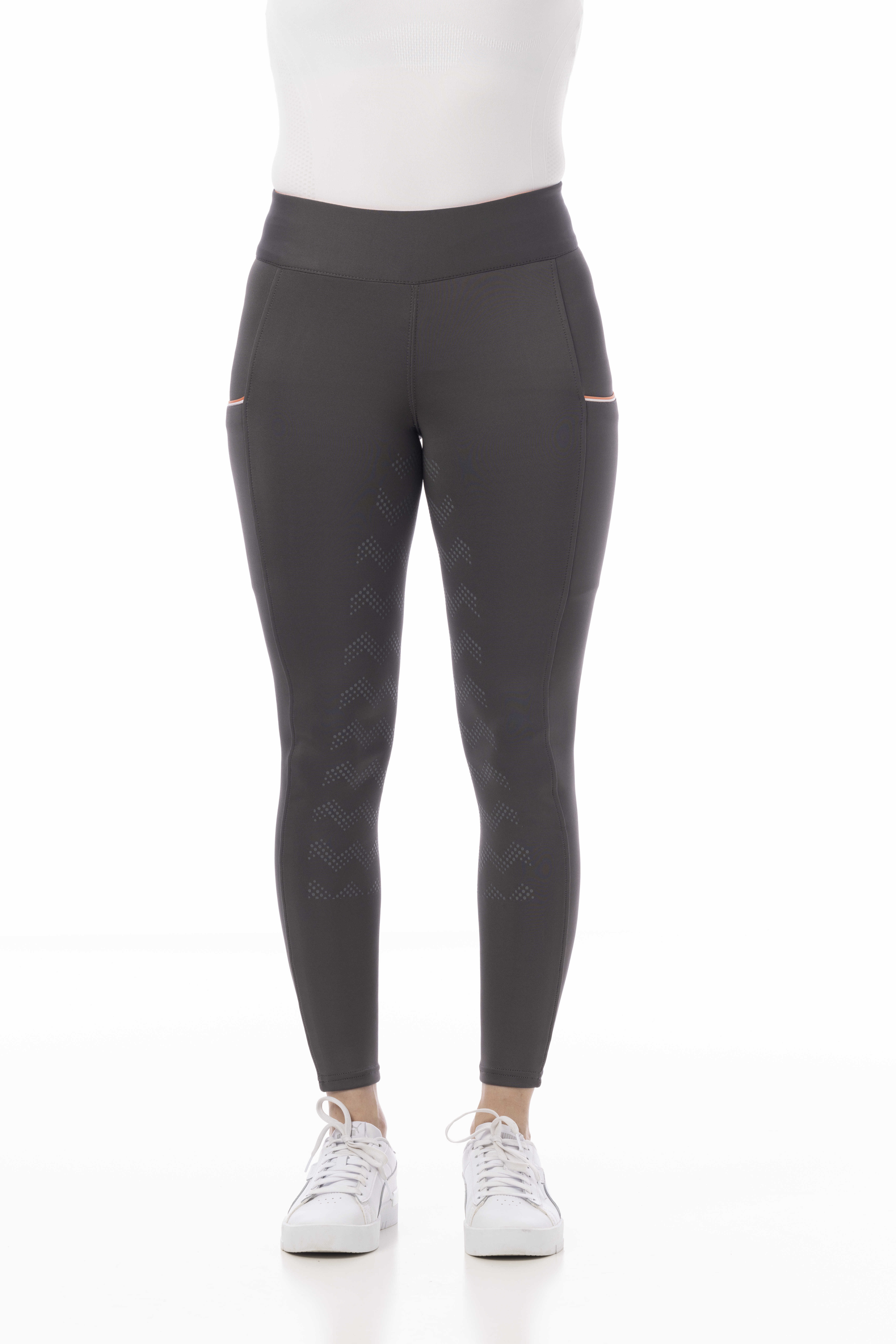Riding World Kids Agadir Breeches Grey - 6