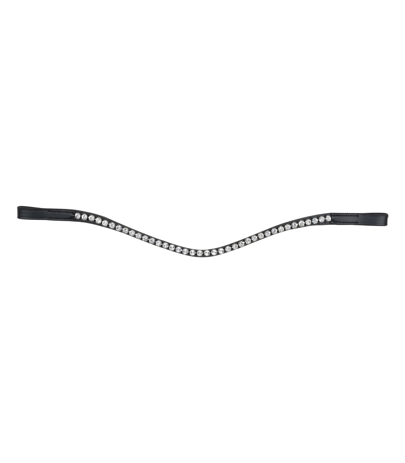 Waldhausen X-line Glam browband, black - Black/silver
