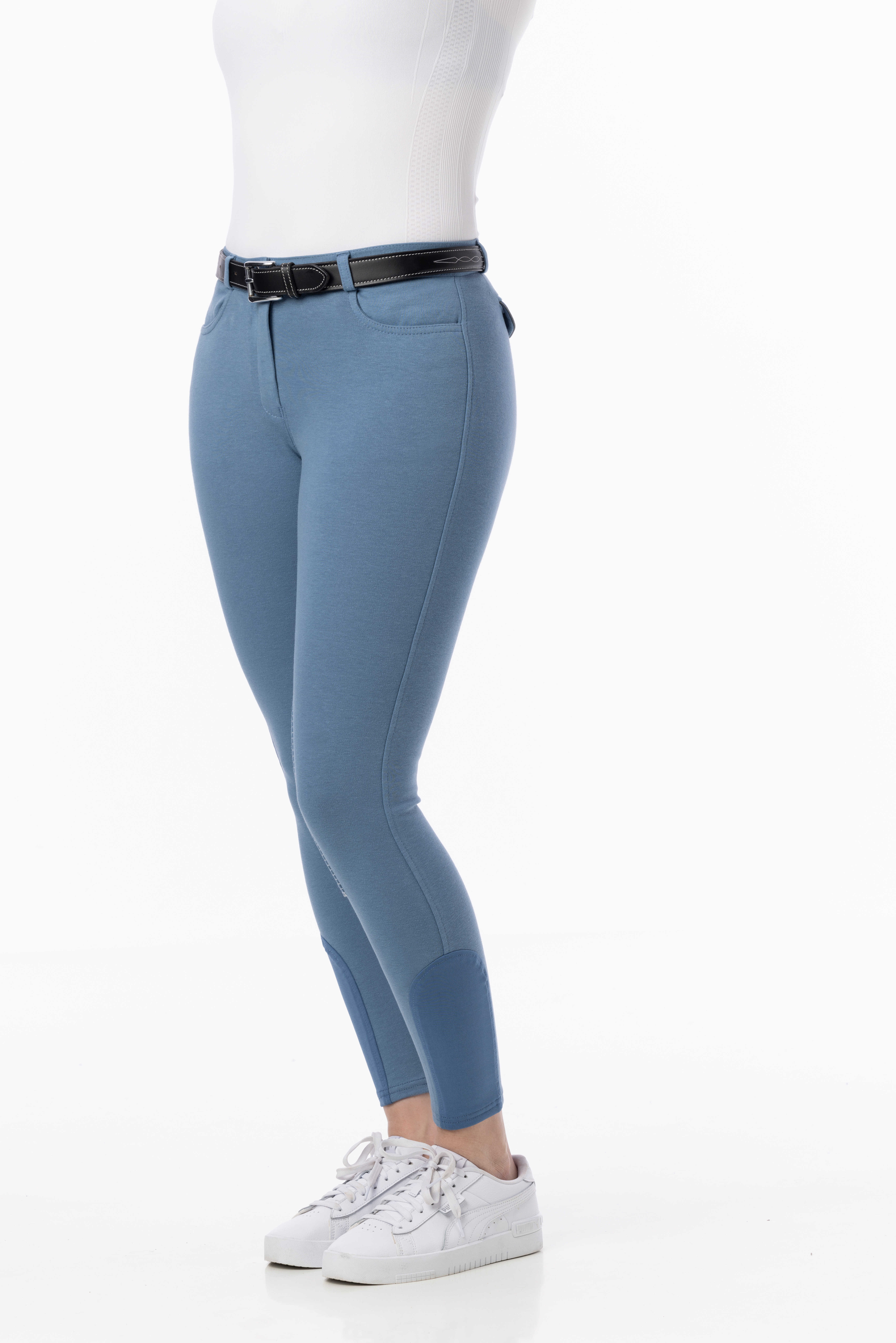 Riding World Kids Alexandrie Breeches Blue - 3