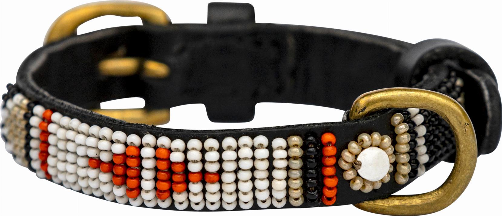 Kampuni Handgjort Hundhalsband Micro Swahili Antique (Micro)