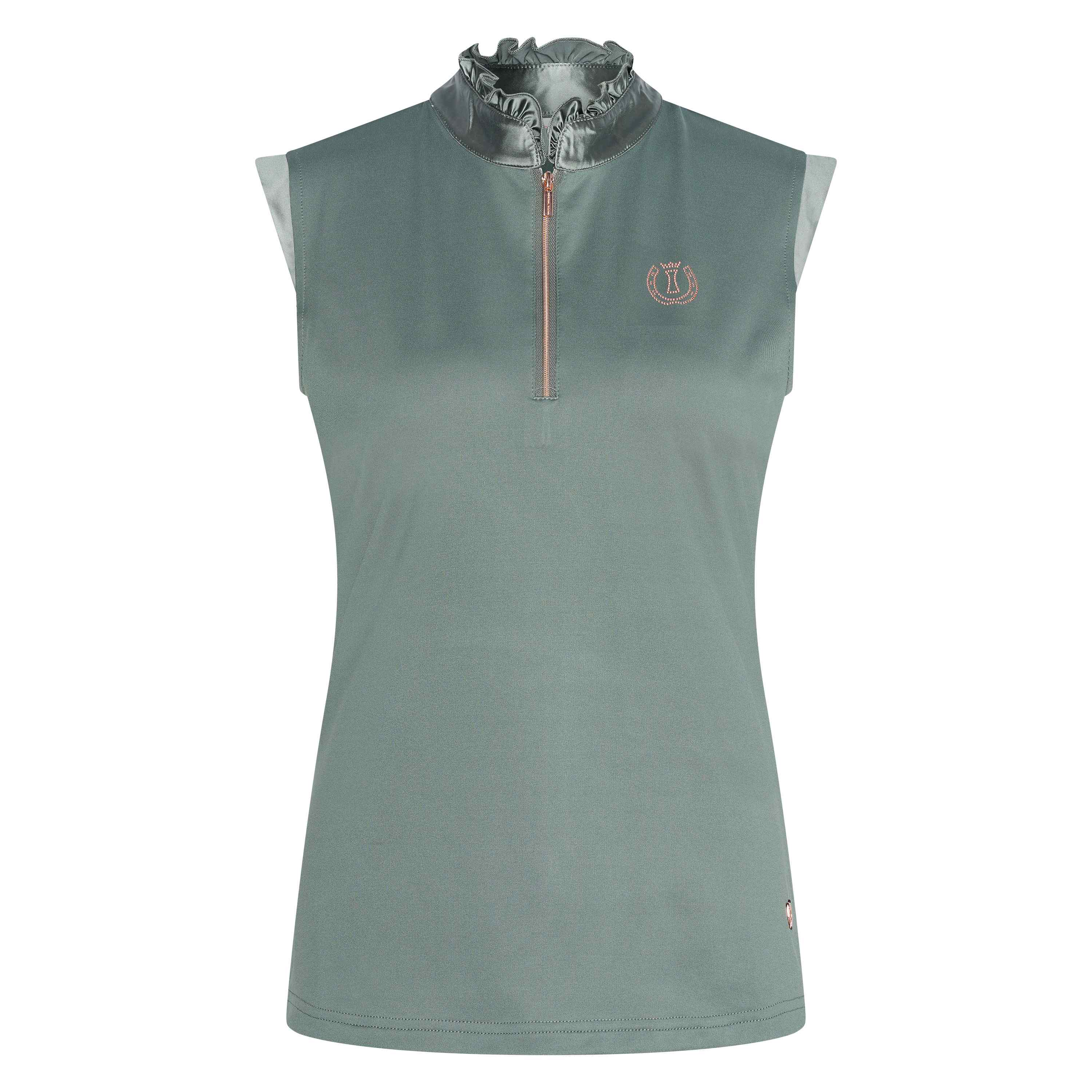 Imperial Riding Tech Top sleeveless Anna Dark sage, L - endast detta ex