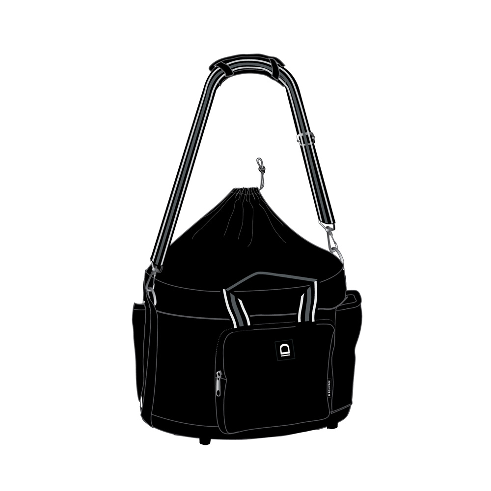 Equipage Darcy grooming bag Musta