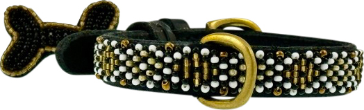 Kampuni Handgjort Hundhalsband Micro Gold (Micro)