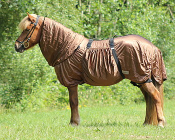 QHP Eczema Rug Icelandic Horse - Bronze, 125 cm (165)