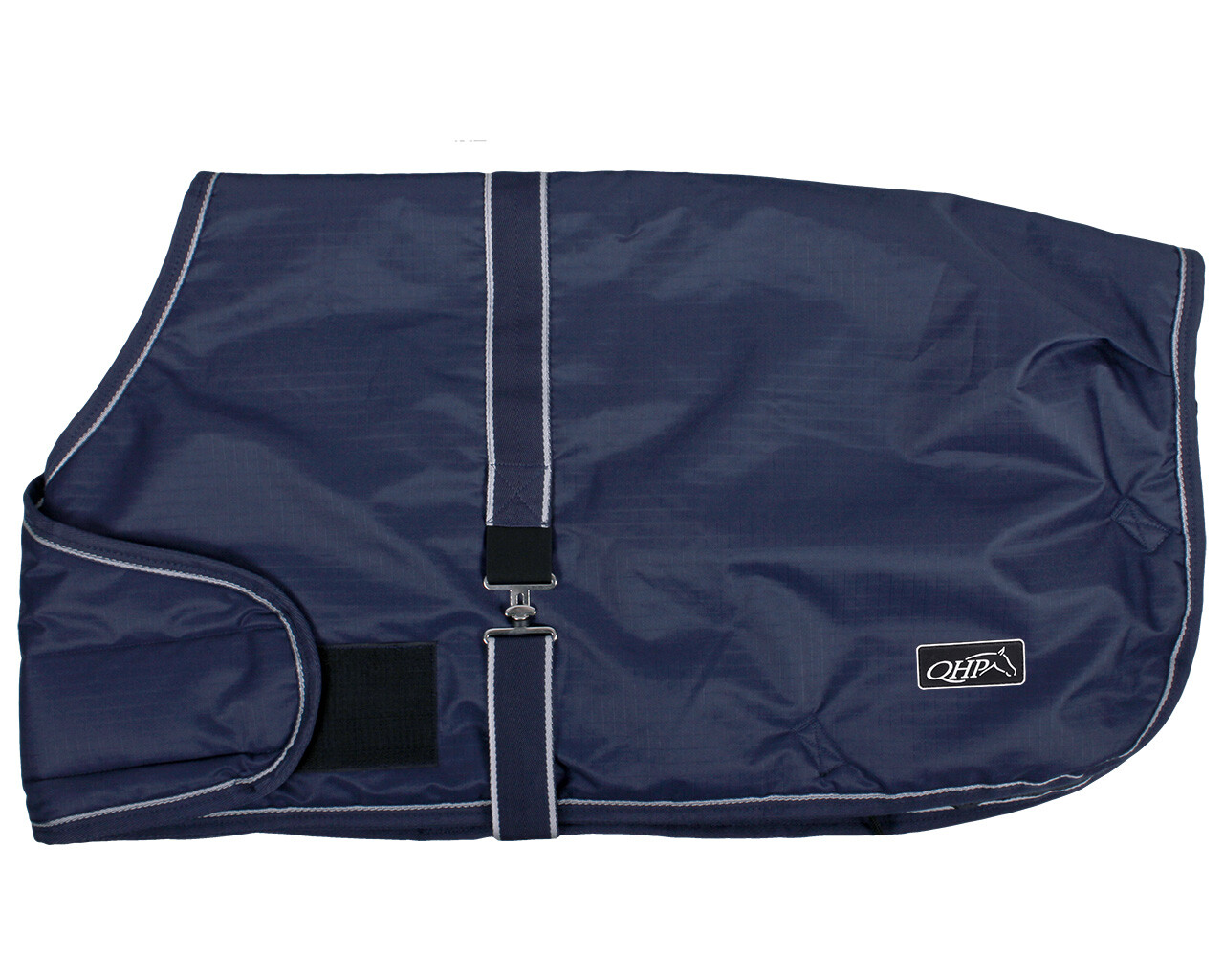 QHP Turnout Foal Rug 100g - Navy Blue, 65 - 3