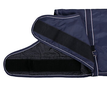 QHP Turnout Foal Rug 100g - Navy Blue, 65