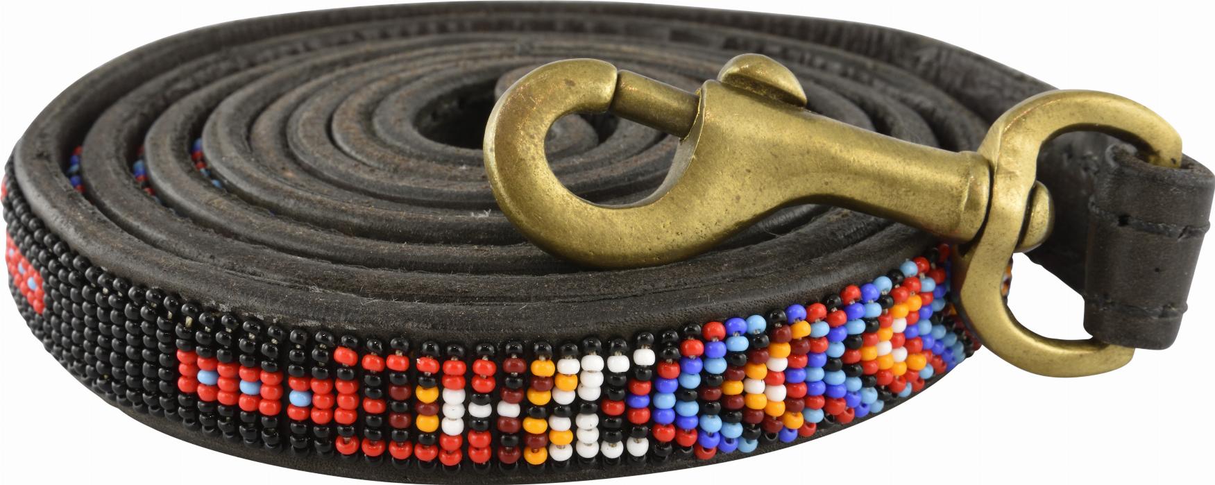 Kampuni Handgjort Hundkoppel Kiowa - Svart (L: 162 x 2,1 cm)