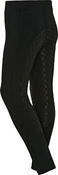 Equipage Kids Molly Ridtights, Full Grip - Svart, 92 - endast detta ex