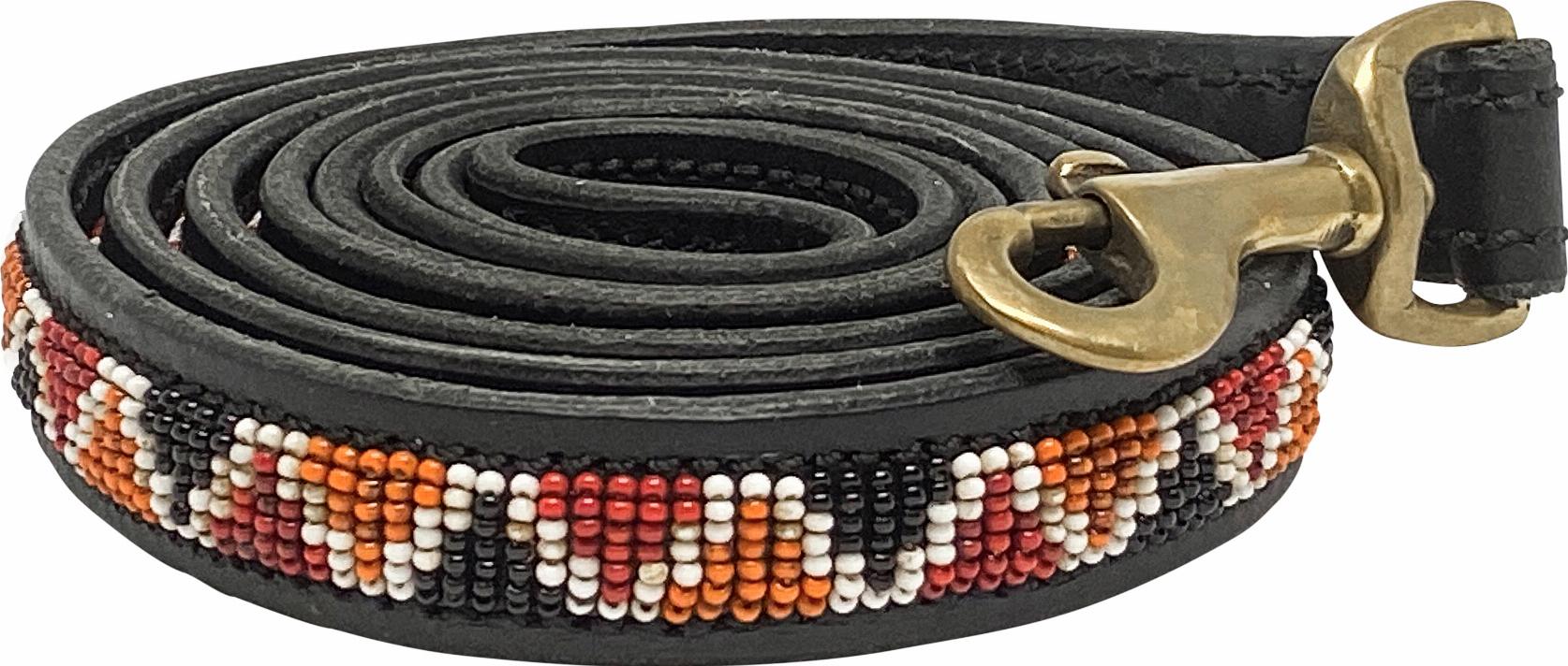 Kampuni Handgjort Hundkoppel Himba - Svart (XL: 182 x 2,1 cm)