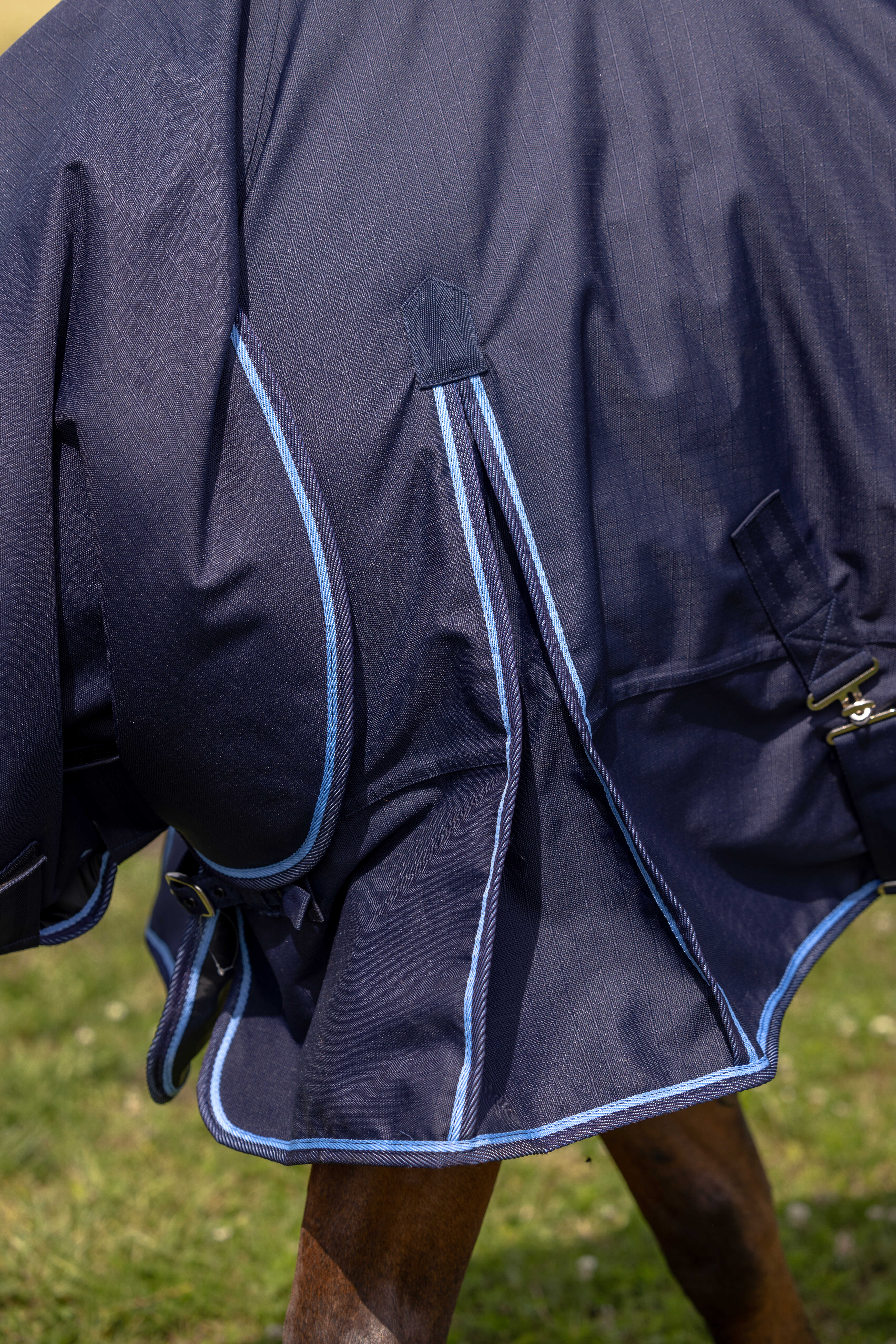 Riding World Eco 600 D Combo Turnout Rug, 220 g Navy blue - 3